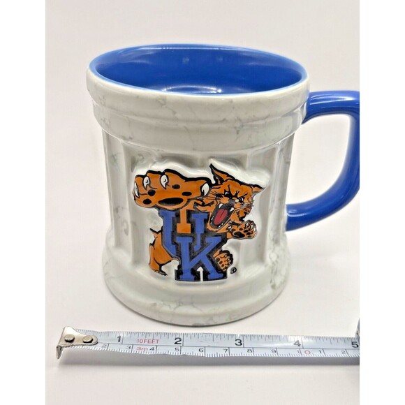 UK University of Kentucky Coffee Mug Cup Marble Column Design NCAA Wildcats Used - Picture 8 of 9